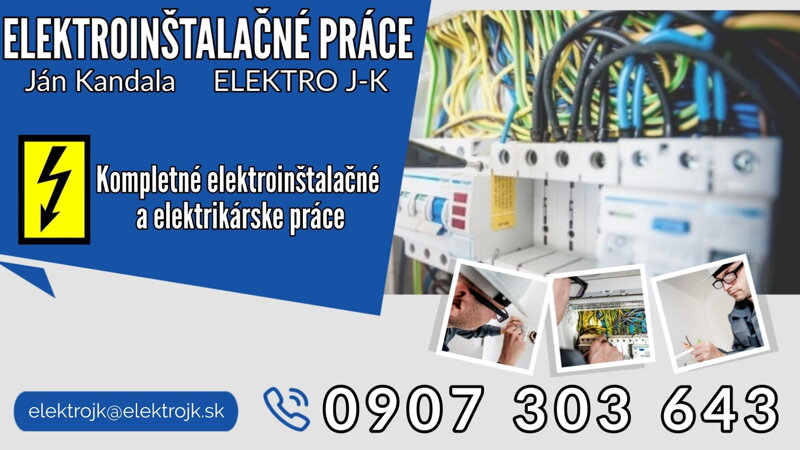 Elektroinstalacne prace v okrese Michalovce